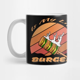 burger is my valentine Mug